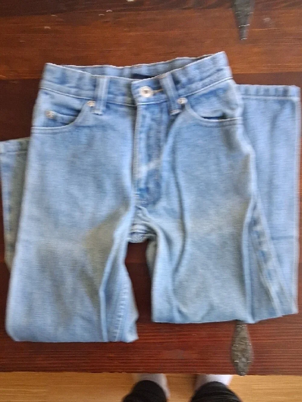 Light Wash Sonoma Jeans and Gymboree Button-Front Plaid Shirt SET